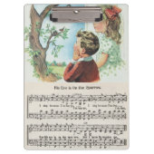 彼の目はすずめのアクリルのクリップボードにあります クリップボード (正面)