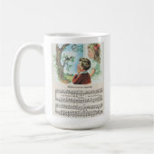 彼の目はすずめのクラシックのマグにあります コーヒーマグカップ (左)