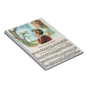 彼の目はすずめのノートにあります ノートブック (右側)