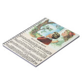 彼の目はすずめのノートにあります ノートブック (左側)