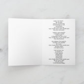 彼の目はすずめの挨拶状にあります カード (内部)