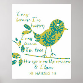 彼の目はスズメだ ポスター