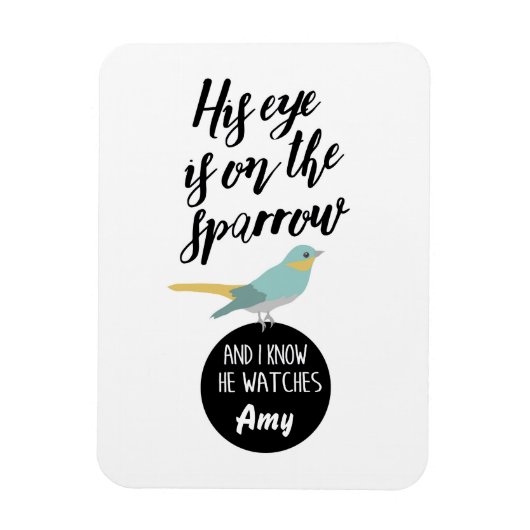 彼の目はスパロー磁石だ マグネット (縦)