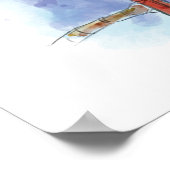 彼の目は雀のウォールアートだ ポスター (角)