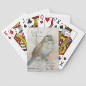 彼の目は雀の聖書の引用文 トランプ (裏面)