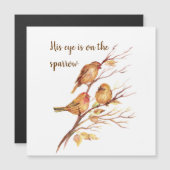 彼の目感動的はスパロウ引用文にある (正面/裏面)