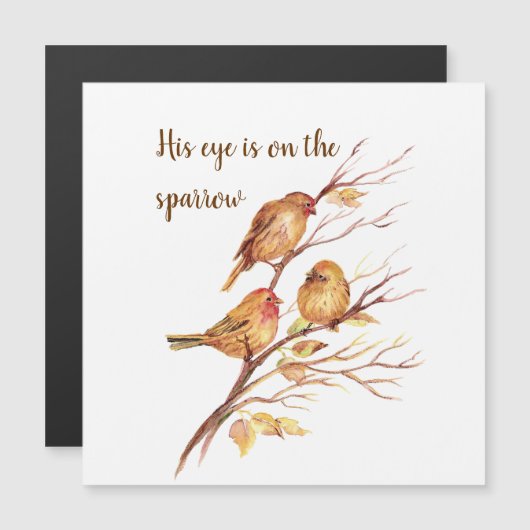 彼の目感動的はスパロウ引用文にある (正面/裏面)