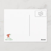 彼の目感動的は雀の上にあり ポストカード (裏面)