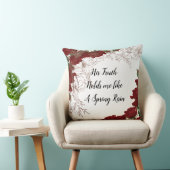 彼の真実は私を春雨バラ枕のように保つ クッション (椅子)