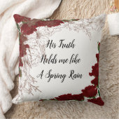 彼の真実は私を春雨バラ枕のように保つ クッション (ブランケット)