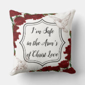 彼の真実は私を春雨バラ枕のように保つ クッション (裏面)