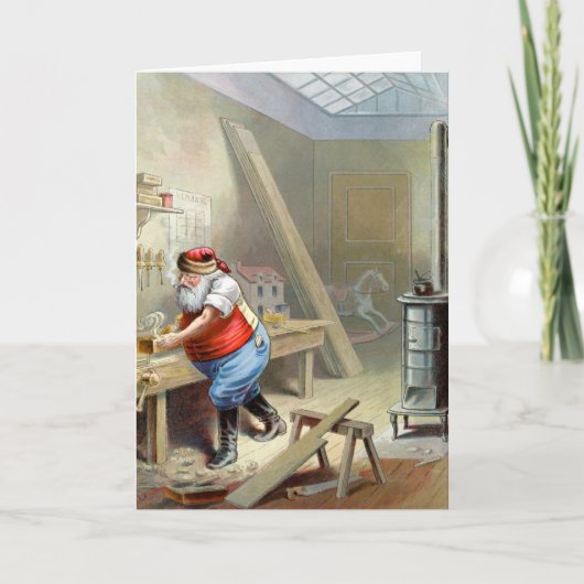 彼の研修会の父のクリスマス シーズンカード (正面)