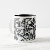 彼の研修会の金細工人としてSt. Eligius ツートーンマグカップ (正面左)