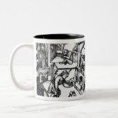 彼の研修会の金細工人としてSt. Eligius ツートーンマグカップ (左)