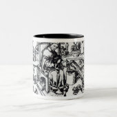 彼の研修会の金細工人としてSt. Eligius ツートーンマグカップ (中央)