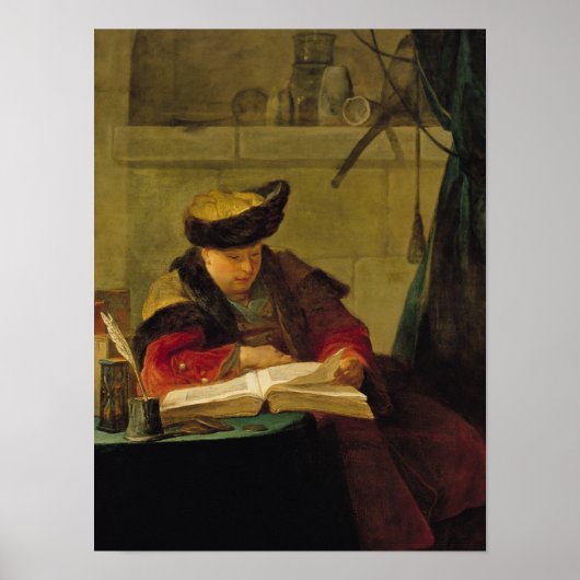 彼の研究室の化学者 ポスター (正面)