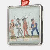 彼の管をつけるCulotte Sans メタルオーナメント (左)