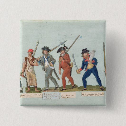 彼の管をつけるCulotte Sans 缶バッジ (正面)