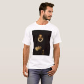 彼の箱の彼の手を搭載する紳士、c.1580 tシャツ (正面フル)