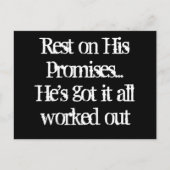 彼の約束を守れ ポストカード (正面)