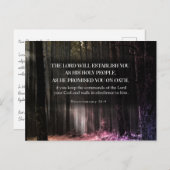 彼の約束（申命記28:9） ポストカード (正面/裏面)