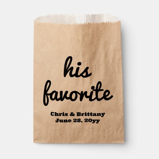 彼の結婚式お気に入りののレセプションゲスト飴のおごり フェイバーバッグ (正面)
