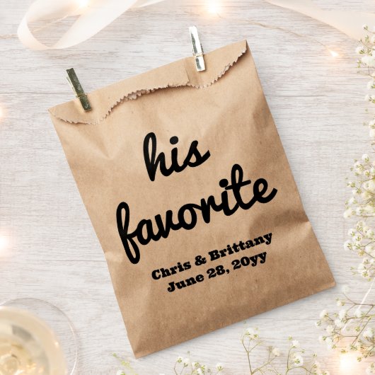 彼の結婚式お気に入りののレセプションゲスト飴のおごり フェイバーバッグ (クリップ留めされた状態)