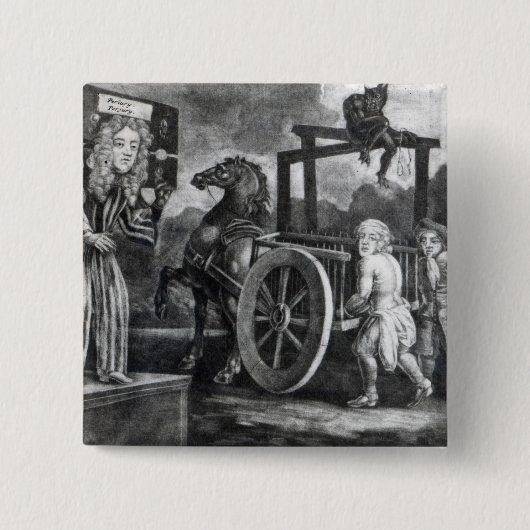彼の罰の第3日のTitus Oates 缶バッジ (正面)