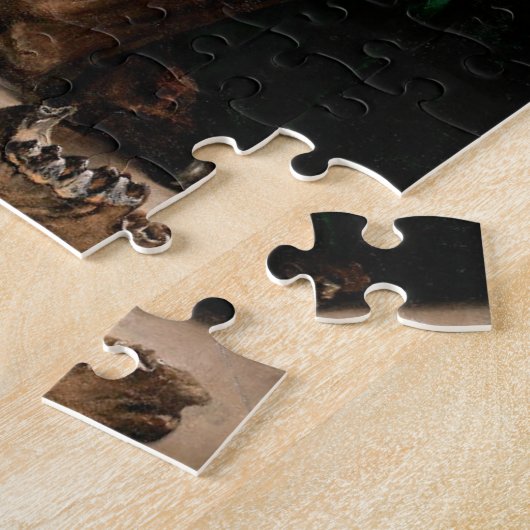 彼の美術館の芸術家 ジグソーパズル (側面)