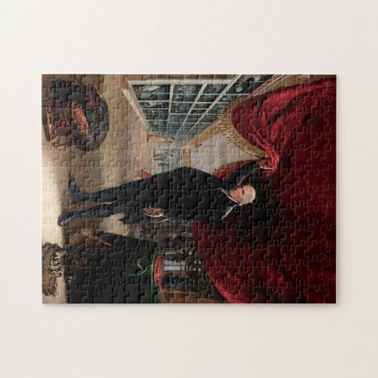 彼の美術館の芸術家 ジグソーパズル (横)