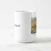 彼の群れを守っているKigerのムスタングの種馬 コーヒーマグカップ (中央)