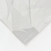 彼の羽でカバー聖書引用文Ps 91:4 フリースブランケット (角)