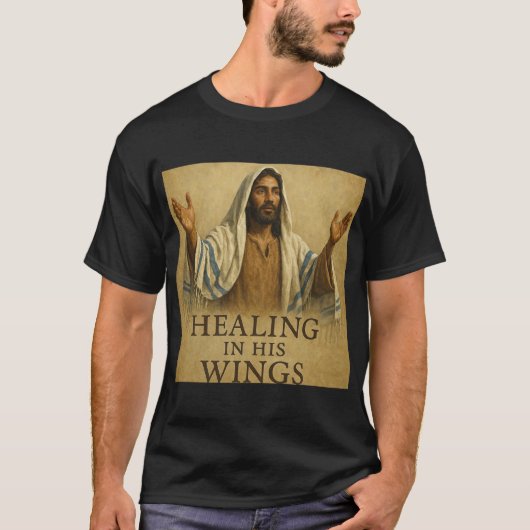 彼の翼に癒しあり Tシャツ (正面)