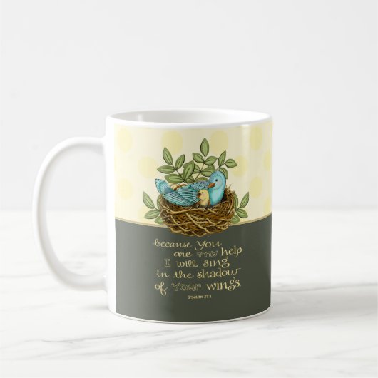 彼の翼の影 コーヒーマグカップ (左)