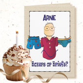 彼の老齢期のおもしろい誕生日に皮肉な カード