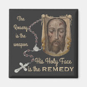 彼の聖なる顔は救済の磁石だ マグネット (正面)