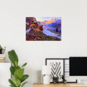 彼の肉男vsグリズリー・チャールズ・マリオン・ラッセル ポスター (ホームオフィス)