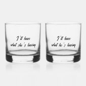 彼の脚本を手に入れおもしろいる ウイスキーグラス (正面)