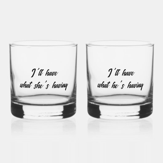 彼の脚本を手に入れおもしろいる ウイスキーグラス (正面)