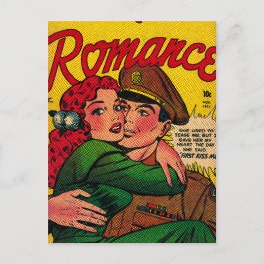 彼の腕に ポストカード (正面)