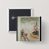 彼の船のSt.ブレンダン 缶バッジ (正面&裏面)