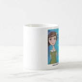 彼の色彩の鮮やかな単語-すずめコーヒーマグ コーヒーマグカップ (中央)