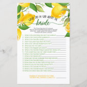 彼の花嫁ゲームについて何て言ってた？ - レモン (正面)