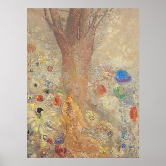 彼の若い頃のOdiron Redon仏CC0027 ポスター (正面)