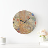 彼の若い頃のOdiron Redon Buddha CC0028タイムレス ラージ壁時計 (ホーム)