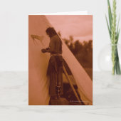 彼の薬の印を絵を描くこと カード (正面)