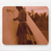 彼の薬の印を絵を描くこと マウスパッド (正面)