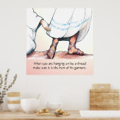 彼の衣服の裾 ポスター (キッチン)