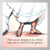 彼の衣服の裾 ポスター (正面)