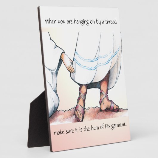 彼の衣服の額の縁 フォトプラーク (側面)